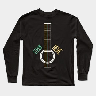 STRUM HERE 02 Long Sleeve T-Shirt